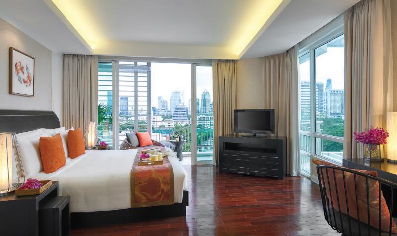 Dusit Suites Hotel Ratchadamri, Bangkok Dış mekan fotoğraf A bedroom at the hotel